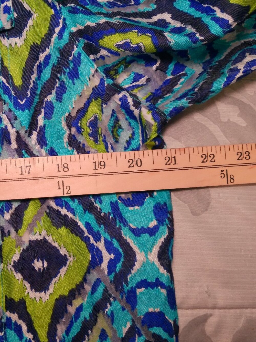Jacket Ruby Rd Lightweight Blue Green Size 16 - Picture 13 of 16